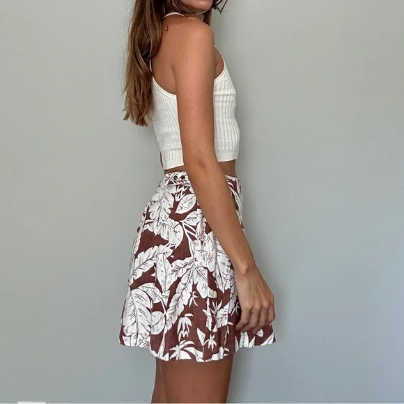Urban Outfitters Hawaiian Floral Mini Skirt Size S - Picture 3 of 7